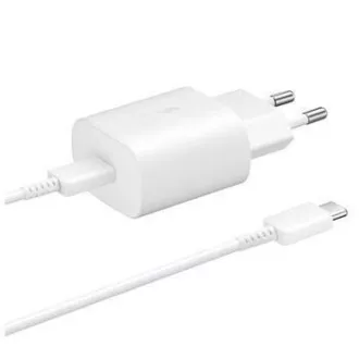 Samsung Power Charger EP-TA800EWE   Kabel EP-DA705BWE USB-C, 25W, Weiß, (lose)