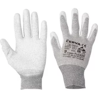 FLICKER-Handschuhe. nyl. AS PU-Handfläche - 10 FLICKER-Handschuhe. nyl. AS PU-Handfläche - 10