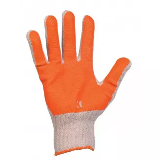 SCOTER Handschuhe mit orangefarbenem PVC beschichtet 10 SCOTER Handschuhe mit orangefarbenem PVC beschichtet 10