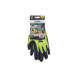 PALAWAN Handschuhe mit Blisterverpackung, gelb, 10 PALAWAN Handschuhe mit Blisterverpackung, gelb, 10