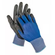 SMEW FH Nylonhandschuhe 1 blau / schwarz 9