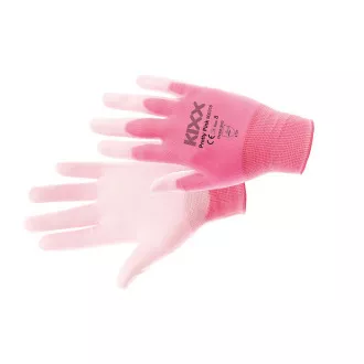 PRETTY PINK Handschuh Nylon PU für rosa 7