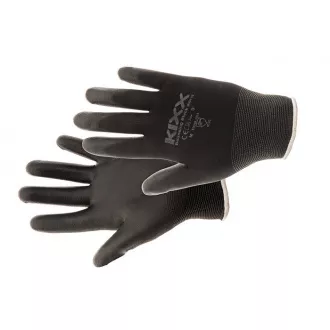 BOUNCING BLACK Handschuh Nylon PU schwarz 11