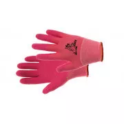 LOLLIPOP Nylonhandschuhe. Latex. rosa 4