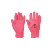 LOLLIPOP Nylonhandschuhe. Latex. rosa 5
