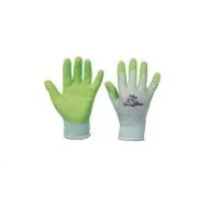 FUDGE-Handschuhe aus Nylon und Latex, Handfläche grün 4