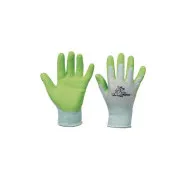 FUDGE-Handschuhe aus Nylon und Latex, Handfläche grün 5