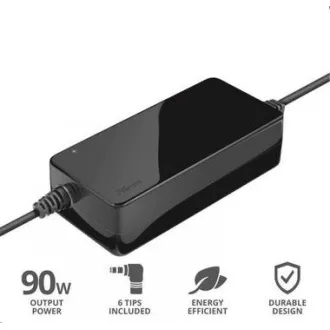 TRUST MAXO Netzteil für LENOVO 90W Laptops, inkl. Klemmen