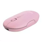 TRUST Maus PUCK, kabellos, USB, pink