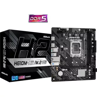 ASRock MB Sc LGA1700 H610M-H2/M.2 D5, Intel H610, 2xDDR5, 2xHDMI, mATX ASRock MB Sc LGA1700 H610M-H2/M.2 D5, Intel H610, 2xDDR5, 2xHDMI, mATX