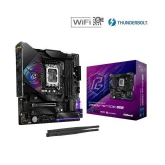 ASRock MB Sc LGA1851 Z890M RIPTIDE WIFI, Intel Z890, 4xDDR5, 1xDP, 1xHDMI, 2xThunderbolt, WLAN, mATX ASRock MB Sc LGA1851 Z890M RIPTIDE WIFI, Intel Z890, 4xDDR5, 1xDP, 1xHDMI, 2xThunderbolt, WLAN, mATX