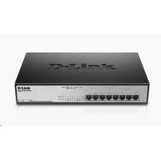 D-Link DGS-1008MP 8-Port Gigabit PoE Switch, 8x Gigabit PoE RJ45, PoE Budget 140W D-Link DGS-1008MP 8-Port Gigabit PoE Switch, 8x Gigabit PoE RJ45, PoE Budget 140W