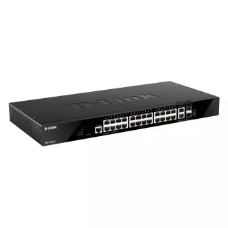 D-Link DGS-1520-28 28-Port Smart Managed Switch, 24x Gigabit, 2x 10GE RJ45, 2x SFP