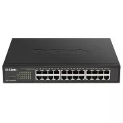 D-Link DGS-1100-24PV2 24-Port PoE Gigabit Smart Managed Switch, 12x PoE, PoE Budget 100W, lüfterlos