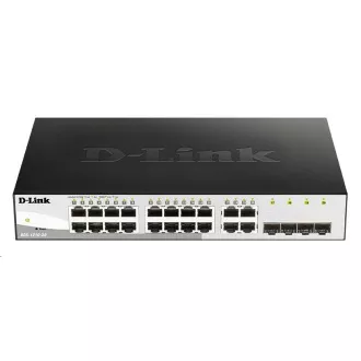 D-Link DGS-1210-20 20-Port Gigabit Smart  Switch, 16x GbE, 4x RJ45/SFP, lüfterlos
