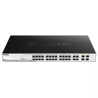 D-Link DGS-1210-28P 28-port Gigabit Smart PoE Switch, 24x GbE PoE , 4x RJ45/SFP, PoE 193W D-Link DGS-1210-28P 28-port Gigabit Smart PoE Switch, 24x GbE PoE , 4x RJ45/SFP, PoE 193W