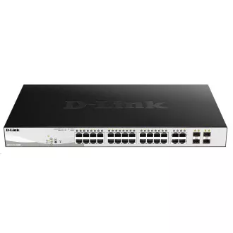 D-Link DGS-1210-28MP 28-port Gigabit Smart PoE Switch, 24x GbE PoE , 4x RJ45/SFP, PoE 370W D-Link DGS-1210-28MP 28-port Gigabit Smart PoE Switch, 24x GbE PoE , 4x RJ45/SFP, PoE 370W