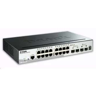 D-Link DGS-1510-20 20-Port Gigabit Stackable SmartPro Switch, 16x Gigabit RJ45, 2x 10G SFP Anschluss, 2x SFP Anschluss D-Link DGS-1510-20 20-Port Gigabit Stackable SmartPro Switch, 16x Gigabit RJ45, 2x 10G SFP Anschluss, 2x SFP Anschluss