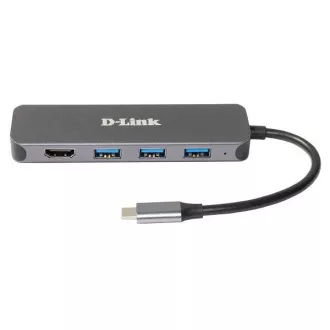 D-Link DUB-2333 USB-C Hub mit HDMI und 3x USB3.0, Mini-Dockingstation D-Link DUB-2333 USB-C Hub mit HDMI und 3x USB3.0, Mini-Dockingstation