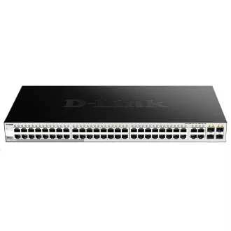 D-Link DGS-1210-52 52-port Gigabit Smart Switch, 48x GbE, 4x RJ45/SFP, lüfterlos D-Link DGS-1210-52 52-port Gigabit Smart Switch, 48x GbE, 4x RJ45/SFP, lüfterlos