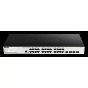 D-Link DGS-1210-28P/ME/E 24-Port 10/100/1000BASE-T PoE   4-Port 1 Gbps SFP Metro Ethernet