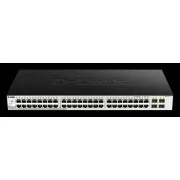 D-Link DGS-1210-52/ME/E 48-Port 10/100/1000BASE-T   4-Port 1 Gbps SFP Ports Metro Ethernet