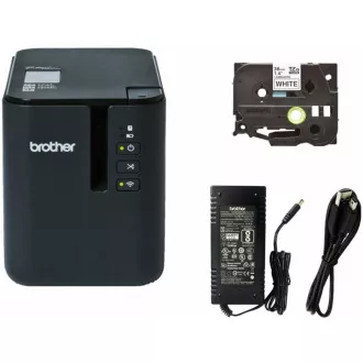 BROTHER Etikettendrucker PT-P950NW - 36mm, TZe-Bänder, WIFI, Professioneller PC-Etikettendrucker