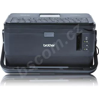 BROTHER Etikettendrucker PT-D800W - 36mm, TZe Farbbänder, Drucker mit großem Farbdisplay, WIFI, Tastatur