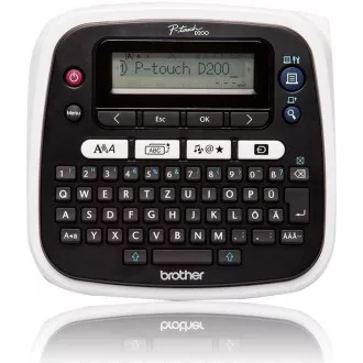 BROTHER Etikettendrucker PT-D800W - 36mm, TZe Farbbänder, Drucker mit großem Farbdisplay, WIFI, Tastatur