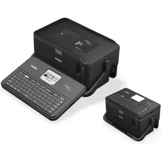 BROTHER Etikettendrucker PT-D800W - 36mm, TZe Farbbänder, Drucker mit großem Farbdisplay, WIFI, Tastatur
