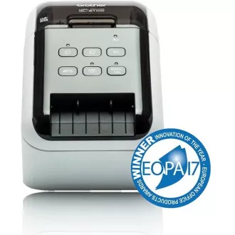 BROTHER Etikettendrucker QL-810W - 62mm, thermisch, USB WIFI Profi-Etikettendrucker /Beim Kauf DK-22251 drucken rot /