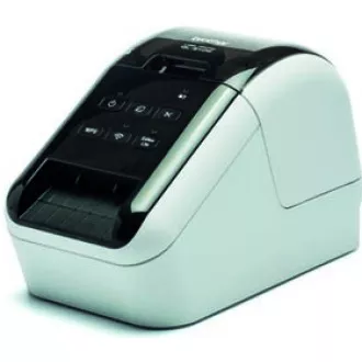 BROTHER Etikettendrucker QL-810W - 62mm, thermisch, USB WIFI Profi-Etikettendrucker /Beim Kauf DK-22251 drucken rot /