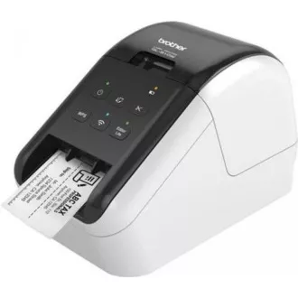 BROTHER Etikettendrucker QL-810W - 62mm, thermisch, USB WIFI Profi-Etikettendrucker /Beim Kauf DK-22251 drucken rot /