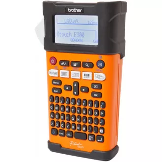 BROTHER Etikettendrucker PT-E300VP - 18mm, TZe Bänder, mobil, mit Koffer, Etikettendrucker für Industrie und Elektro - Markierer
