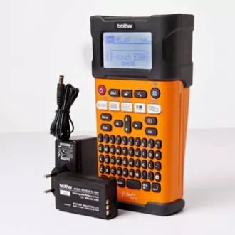 BROTHER Etikettendrucker PT-E300VP - 18mm, TZe Bänder, mobil, mit Koffer, Etikettendrucker für Industrie und Elektro - Markierer