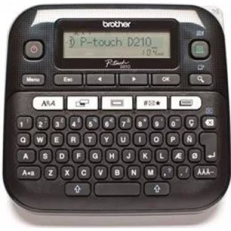 BROTHER Etikettendrucker PT-D210 - 12mm, TZe Bänder - Marker - Unverpackt BROTHER Etikettendrucker PT-D210 - 12mm, TZe Bänder - Marker - Unverpackt