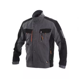 Bluse CXS SIRIUS LUCIUS, Herren, grau-orange, Gr. 46 Bluse CXS SIRIUS LUCIUS, Herren, grau-orange, Gr. 46