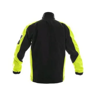 Bluse CXS SIRIUS BRIGHTON, schwarz-gelb, Gr. 50