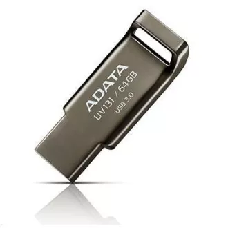 ADATA Flash Disk 64GB UV131, USB 3.1 DashDrive, Chromium Grey, grau