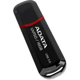 ADATA Flash Disk 128GB UV150, USB 3.1 Dash Drive (R: 90 / B: 20 MB/s) schwarz