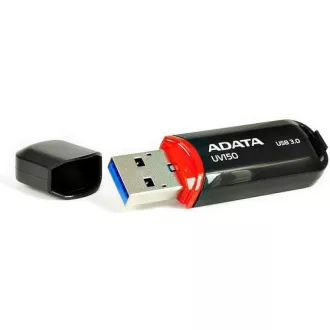 ADATA Flash Disk 128GB UV150, USB 3.1 Dash Drive (R: 90 / B: 20 MB/s) schwarz