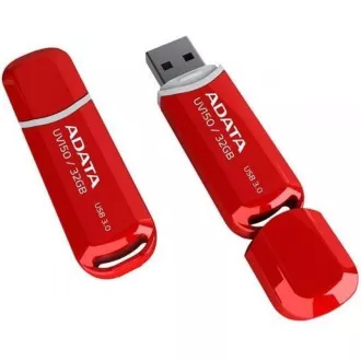ADATA Flash Disk 64GB UV150, USB 3.1 Dash Drive (R: 90/B: 20 MB/s) rot ADATA Flash Disk 64GB UV150, USB 3.1 Dash Drive (R: 90/B: 20 MB/s) rot