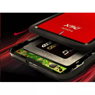 ADATA Externe BOX EX500 2, 5" USB 3.0 (7mm/ 9.5mm HDD/SSD)