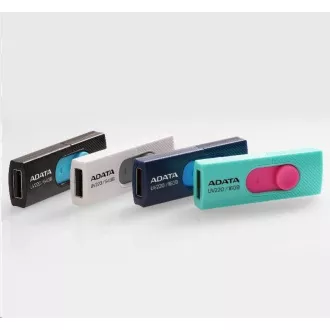 ADATA Flash Disk 64GB UV220, USB 2.0 Dash Drive, weiß / grau ADATA Flash Disk 64GB UV220, USB 2.0 Dash Drive, weiß / grau