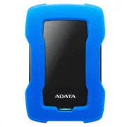 ADATA Externe Festplatte 2TB 2, 5" USB 3.1 HD330, BLAUE FARBE BOX, blau (Gummi, stoßfest)
