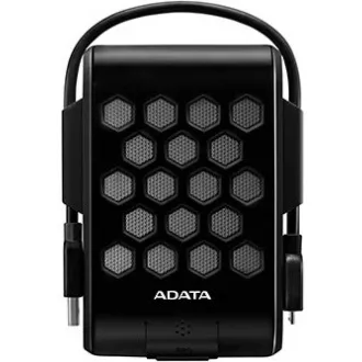 ADATA Externe Festplatte 2TB 2, 5" USB 3.2, DashDrive™ Durable HD720, G-Sensor, schwarz, (Gummi, wasser- und stoßfest)