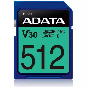 ADATA SDXC-Karte 512 GB Premier Pro UHS-I U3 Class 10 (R: 95 / B: 60 MB / s) ADATA SDXC-Karte 512 GB Premier Pro UHS-I U3 Class 10 (R: 95 / B: 60 MB / s)