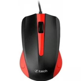 C-TECH Maus WM-01, rot, USB