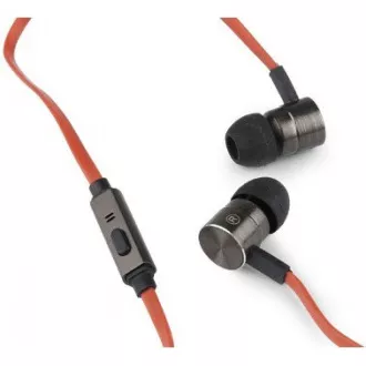GEMBIRD Kopfhörer mit Mikrofon MHS-EP-001 für MP3, Metall, Schwarz GEMBIRD Kopfhörer mit Mikrofon MHS-EP-001 für MP3, Metall, Schwarz