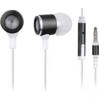 GEMBIRD Kopfhörer mit Mikrofon MHS-EP-001 für MP3, Metall, Schwarz GEMBIRD Kopfhörer mit Mikrofon MHS-EP-001 für MP3, Metall, Schwarz